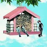 Perky Pet 50144 Deluxe Chalet Cedar Feeder, 5 lb capacity by Perky Pet