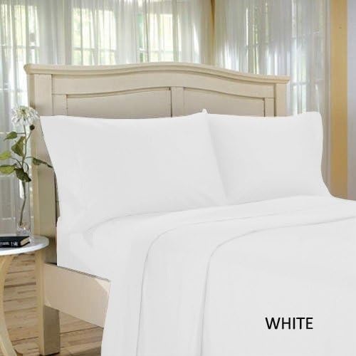 Percale Plain White Superking Size Duvet Cover Set Bed Quilt Cover Bedding by Linenstowels2011