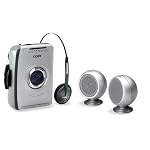 COBY CX-4912 AM/FM Stereo Cassette Player with Mini Stereo Speakers