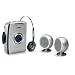 COBY CX-4912 AM/FM Stereo Cassette Player with Mini Stereo Speakers