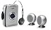 COBY CX-4912 AM/FM Stereo Cassette Player with Mini Stereo Speakers