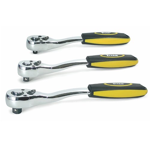 Titan 18025 3-Piece Quick-Release Offset Ratchet Set