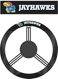 NCAA Kansas Jayhawks Poly-Suede Steering Wheel Cover
