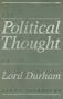 The Political Thought of Lord Durham