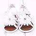 Voberry® Baby Infant Girls Flower Shoes Summer Crib Sandals (0~6 Month, White )