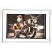3-D Art Jigsaw - Girl with Motorcycle - Kim Anderson Photo