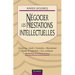 N�gocier les prestations intellectuelles