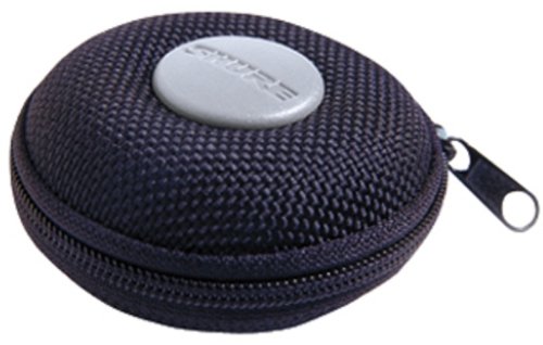 Electronics: Shure PA628 Zippered Oval Carrying Case for Shure Earphones  Black 