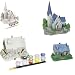 Thomas Kinkade Paintable Figurine: Mountain Chapel by Mega Brands