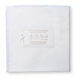 SwaddleDesigns Ultimate Receiving Blanket - Polka Dots - Pastel Blue