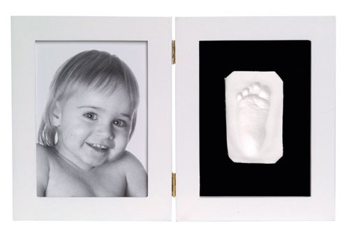 Baby Art 34120000 - Print f&uuml;r Foto und Fu&szlig; oder Handabdruck, wei&szlig;