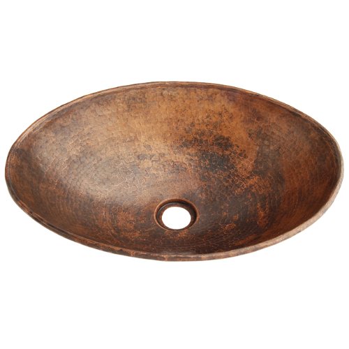 Fontaine NF-COP-FCOV17125RB Hammered Vessel Bath Sink
