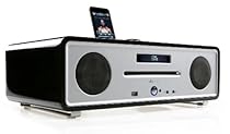 Vita Audio R4 D Kompaktanlage (CD-Player, Apple iPod Dock, DAB/FM-Tuner mit RDS, 80 Watt) schwarz
