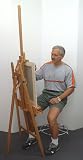 MABEF M11D Inclinable Wood Lyre Easel