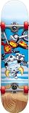 Speed Demon Inde Flip Complete Skateboard (Red/Black, 7.6-Inch)