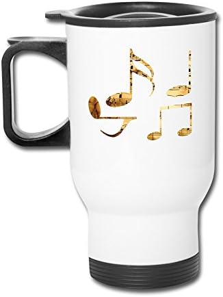 Fashion Design Music Note White Mug