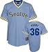 Gaylord Perry Light Blue Majestic Cooperstown Throwback Seattle Mariners Jersey - Large