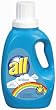 All Liquid Laundry Detergent, Brilliant with Color Safe Bleach, Case Pack, Eight - 50 Ounce Bottles (400 Ounces)