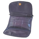 Purple Leather Wallet Purse