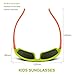 RIVBOS Rubber Kids Polarized Sunglasses With Strap Glasses Shades for Boys Girls Baby and Children Age 3-10 RBK002 (025-green)