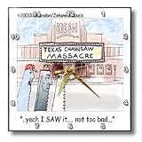 Texas Chainsaw Massacre Informal Reviews - 10x10 Wall Clock