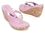 New Cork Medallion Wedge by Baby Phat