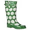 Women's Mod Dot Rain Boots - Olive