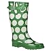 Women's Mod Dot Rain Boots - Olive
