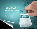 *3 Piece Set* Creative Zen Vision:M ClearTouch Crystal Screen Protector LCD & Microfiber Cleaning Cloth