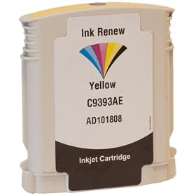 Ink Renew Remanufactured Inkjet Cartridge C9393AE (No.88) YL