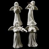 Ceramic Angel Figurine Standing 4 Assorted Designs - sold separately