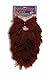 Forum Novelties Brown Beard and Moustache Combo Costume Disguise
