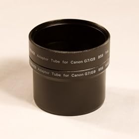 58MM ADAPTER TUBE FOR THE CANON POWERSHOT G7 & G9 DIGITAL CAMERAS