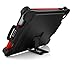 Ballistic Tough Jacket Case with Video Stand for iPad 2 (Released 2011) iPad 3 (Released 2012) and iPad 4 (Released 2013) - Retail Packaging - Black/Red (Not for iPad Air Models or iPad Released in 2017)