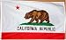 California US State Flag - 3 foot by 5 foot Polyester (NEW)