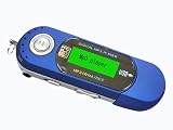 Electronics : Tecknet M6110 512MB MP3 Player With Build-In FM(Blue)