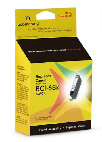 Boomerang Canon BCI-6 Compatible Replacement Cartridge, Black