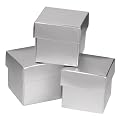 Set of 25 Mix-and-Match Favor Boxes - Silver