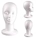 Keyzone Female+Male Styrofoam Mannequin Manikin Head Model Foam Wig Hair Hat Glasses Display