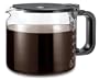 Medelco 12 Cup Glass Eurostyle Universal Replacement Carafe - Black