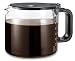 Kitchen & Housewares : Medelco 12 Cup Glass Eurostyle Universal Replacement Carafe - Black