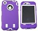 KingCase iPhone 3G & 3GS * Warrior Case * (Purple & White) 8GB, 16GB, 32GB - The ULTIMATE Protector