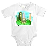 Onesie with buildings, capital, city