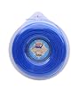 LoNoiz .065-Inch-by-300-Foot Spool Commercial Grade Spiral Twist Quiet 1/2-Pound Grass Trimmer Line, Blue LN065DS-12
