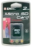 Emtec Memory Card Micro SD 2Gb (2-Pack)