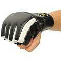 Deluxe PU FreeFight MMA Handschuhe "Freedom" schwarz / wei�