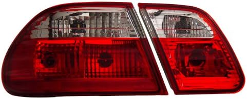 Mercedes Benz E -Class W210 00-02 Tail Lamps / Lights G2 Red/Clear (W/O Led) Euro Performance