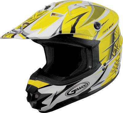  cyber Monday Player Motocross Helmet Yellow MediumB005CCDQKW