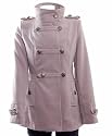 Anastasia-Black Womens Wool Winter Military Coat