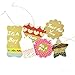 Wrapables 50 Gift Tags/Kraft Hang Tags with Free Cut Strings for Gifts, Crafts & Price Tags - Flower